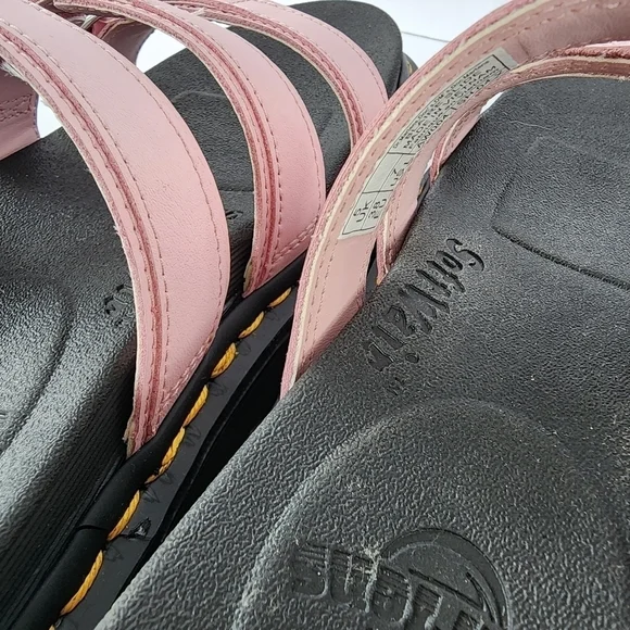 NWOT Dr. Martens Blaire Slide Platform Sandal Chalk Pink - Picture 9 of 12